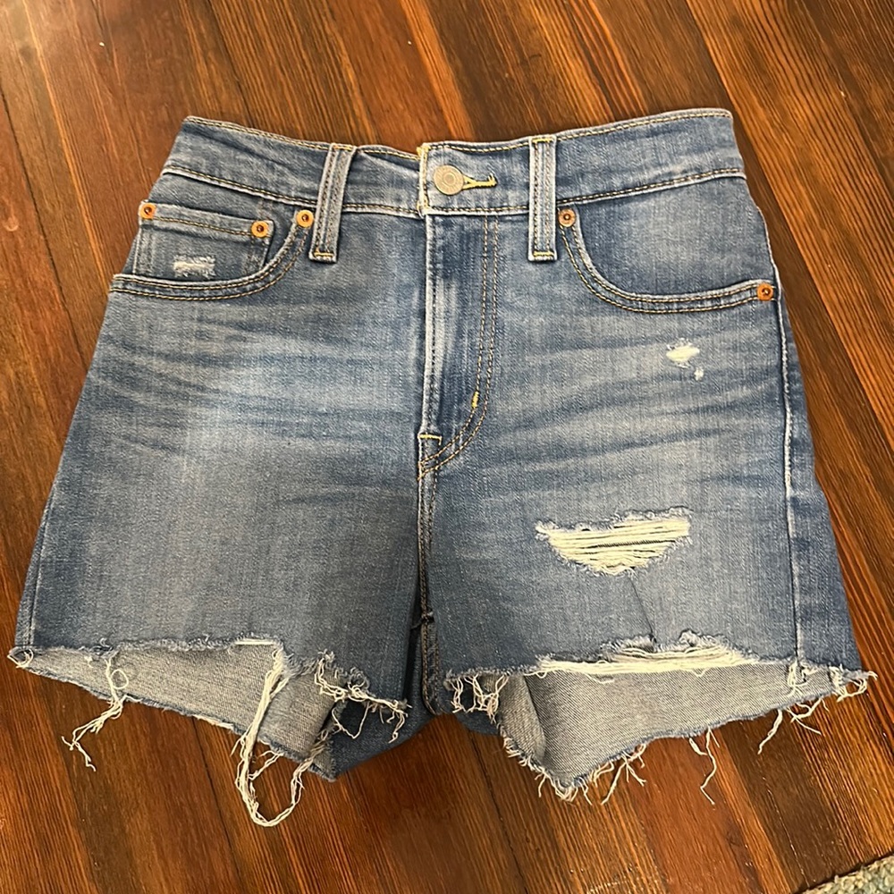 Levi’s High Rise Jean Shorts